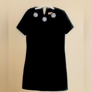 Michael Kors black velvet dress